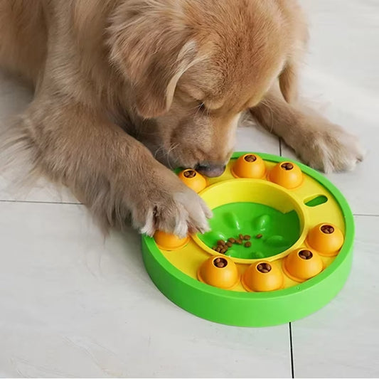 Dog Puzzle Toys Slow Feeder Interactive Increase Puppy IQ Food Dispenser Slowly Eating Nonslip Bowl Pet Cat Dogs Training Game