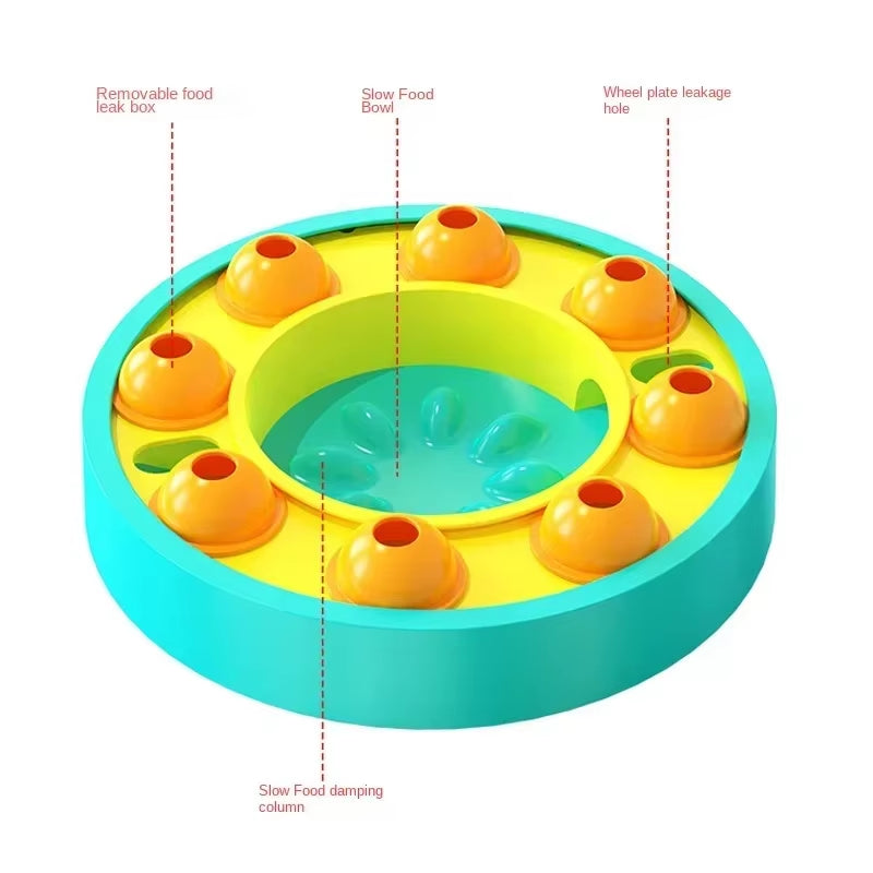 Dog Puzzle Toys Slow Feeder Interactive Increase Puppy IQ Food Dispenser Slowly Eating Nonslip Bowl Pet Cat Dogs Training Game