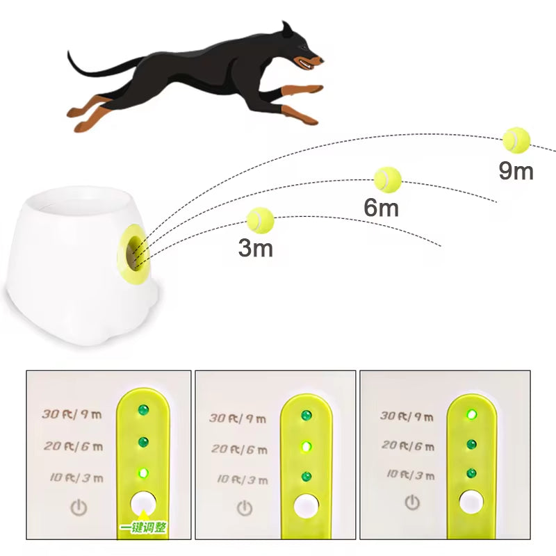 Unleash the Fun! Automatic Tennis Ball Launcher for Dogs - Perfect for Playtime! 🐶🎾