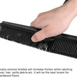 Pet Hair Rubber Broom Floor Brush for Carpet Dog Hair Remover with Built in Squeegee Silicone Broom Hair Remover Cleaning