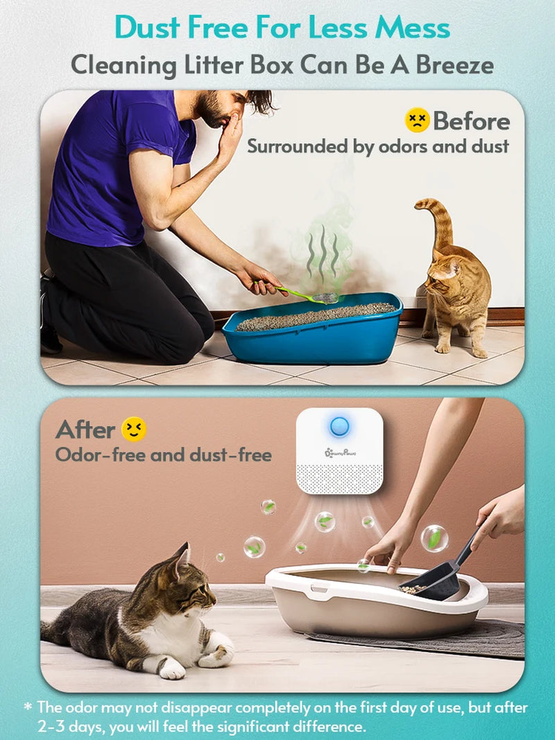 Feline Freshness 4000: The Catty Air Wizard That Makes Your Litter Box Smell Like a Field of Dreams!