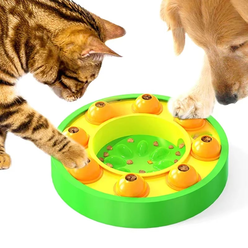 Dog Puzzle Toys Slow Feeder Interactive Increase Puppy IQ Food Dispenser Slowly Eating Nonslip Bowl Pet Cat Dogs Training Game
