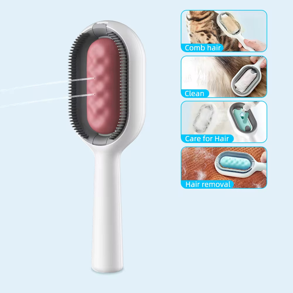 Fur-tastic Fluff-Off Combo: The Ultimate Hairy Houdini Comb & Cotton Cleanup Crew for Your Furry Furballs!