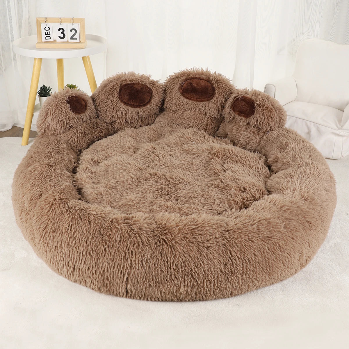 Cozy Plush Dog Sofa Bed - Washable & Warm for Small to Medium Pets - Perfect for Dogs and Cats!