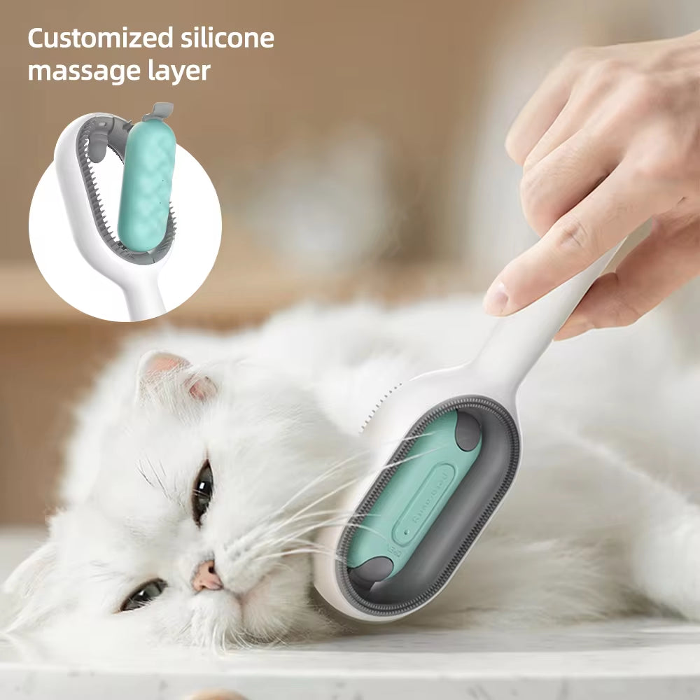 Fur-tastic Fluff-Off Combo: The Ultimate Hairy Houdini Comb & Cotton Cleanup Crew for Your Furry Furballs!